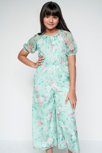 Floret Casual Jumpsuit, Green, image 2